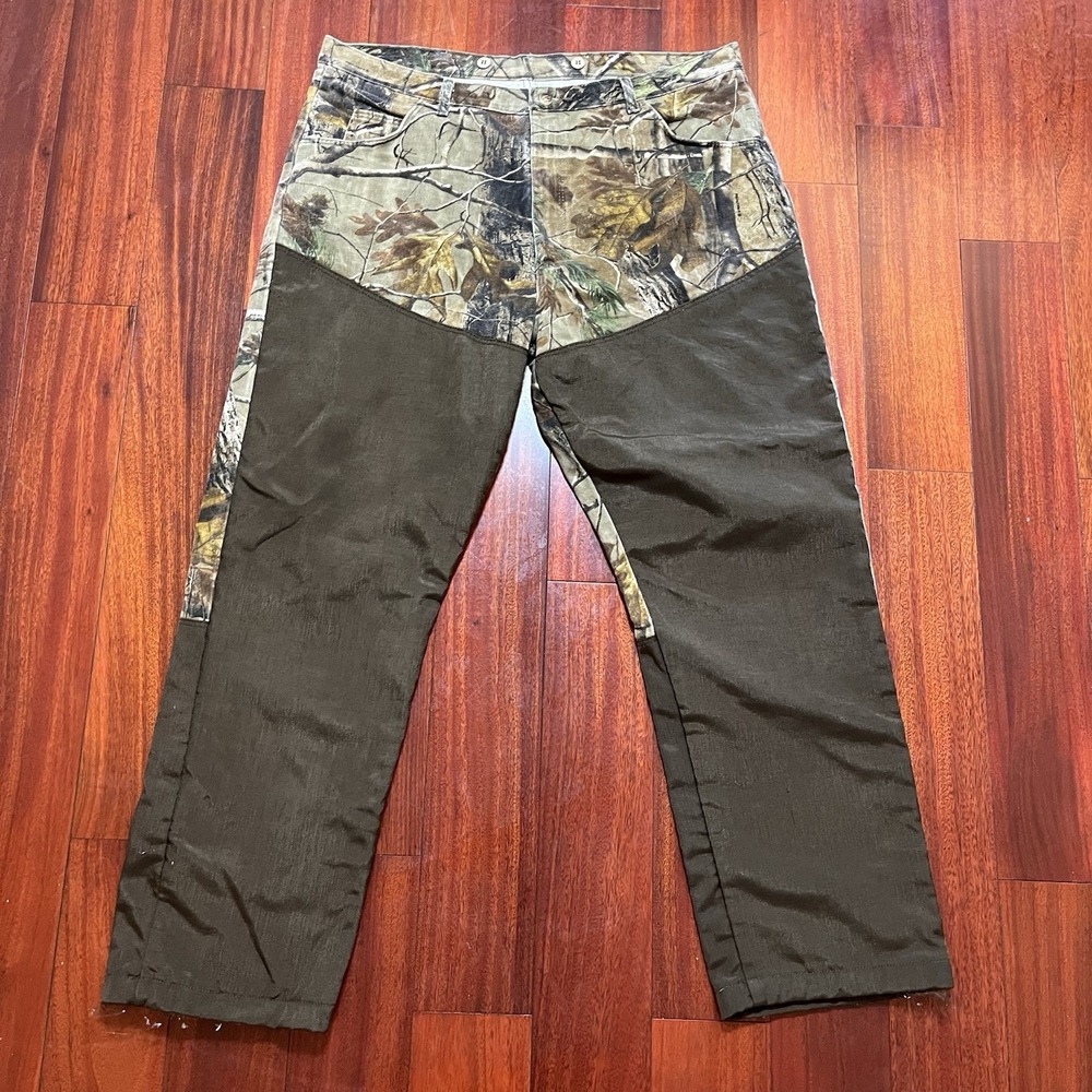 Wrangler Pro Gear Realtree Pants Mens 42x32 Camo Guard Pants Hunt PG101AP READ*